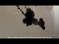 A cura rápida do TDS derrama profundamente a resina de cola Epoxy para a madeira da tabela do rio da bancada do tampo da mesa