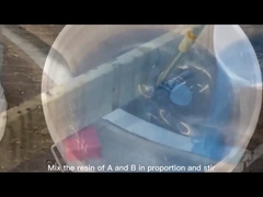 Pintura cristalina de mesa superior resina epoxi endurecedor 2 parte resistente a impactos