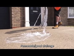 Desenhos personalizados Resina Lavado Pedra de Cascalho Epoxi Resistente ao Deslizamento E Fácil Manutenção