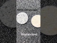 Sistema de piso decorativo de pedra epóxi de pedregulho antiderrapante para vias de entrada