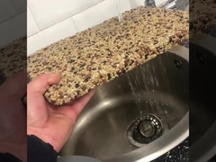 Sistema de piso decorativo de pedra epóxi de pedregulho antiderrapante para vias de entrada