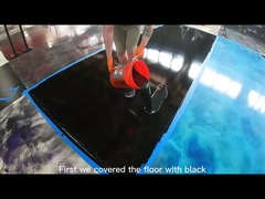 Revestimento de resina epoxi pesada inodoro 1 mm Dinâmico metálico