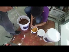 Pintura de piso de epoxi metálica de polimento revestimento de epoxi resistente à abrasão sem costura