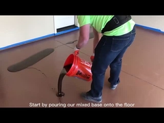 Pintura Epoxi de alta construção limpável Super brilhante Resinas à base de água Revestimentos TDS