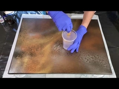 Resina de moldação do Tabletop lustroso do revestimento para a madeira de revestimento e bancadas concretas