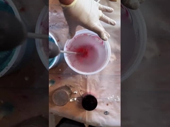 Profundidades de brilho na resina epoxi