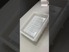 Elegante transformação com resina clara