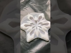 Superfícies cintilantes com resina clara