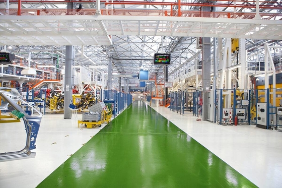 Revestimento de piso de uretano PU resistente Estabilidade UV flexível Componente baseado em água