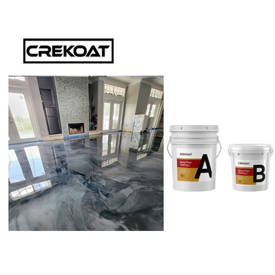 Auto que nivela o revestimento metálico preto do assoalho da cola Epoxy para cerâmico