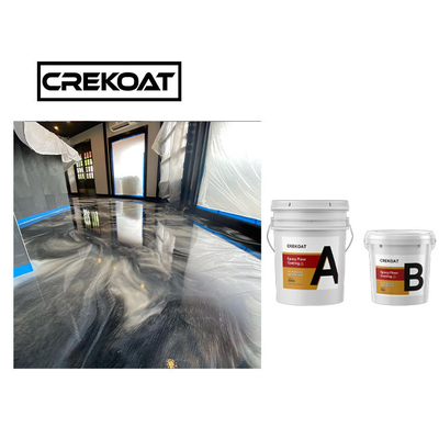 Base metálica não tóxica de Polyaspartic da cola Epoxy do espaço livre da resina do revestimento da cola Epoxy