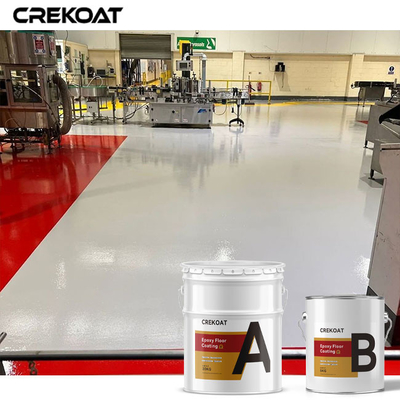 A cura rápida desliza não o assoalho da cola Epoxy que reveste o brilho Pristine em armazéns industriais