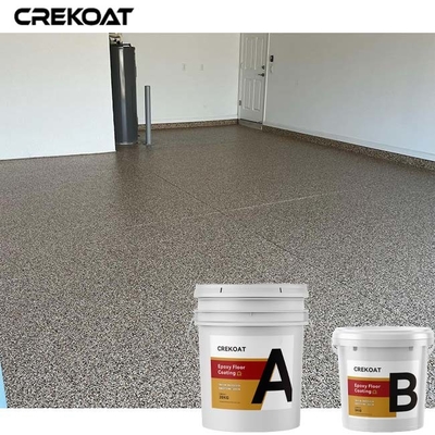 Poliuretano de revestimento Polyaspartic dos flocos do assoalho claro da resina de cola Epoxy para assoalhos concretos
