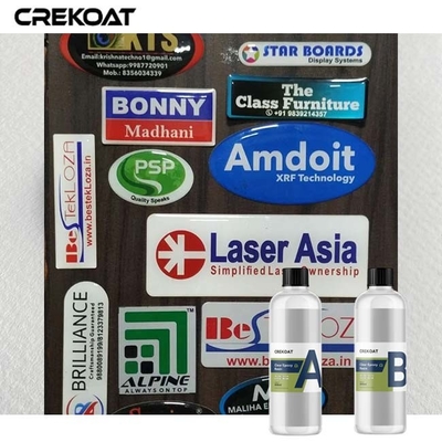 Resina de moldação de vidro líquida da escorva do auto para Art Acrylic Casting Domino Labels TDS