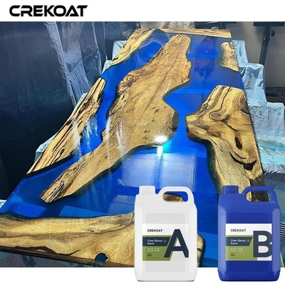 Encapsular Resina Epoxídica Deep Pour oferecendo acabamento brilhante e transparente