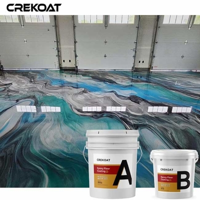 Auto Flowable que nivela o assoalho metálico da garagem da cola Epoxy que reveste a aparência 3D original