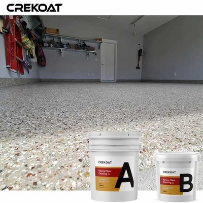 Assoalho resiliente maioria do floco da cola Epoxy do revestimento que reveste a espessura customizável
