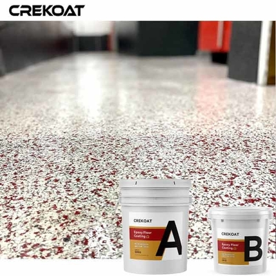 Revestimento do assoalho do floco da cola Epoxy dos espaços de escritórios contra impactos e o produto químico pesados