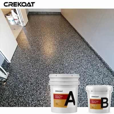 Pintura de piso de concreto anticorrosão com flocos Proteção contra a deterioração do material