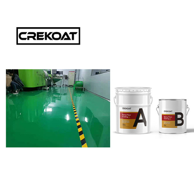 Revestimento industrial de piso epoxi com baixo teor de COV Grau 2 Embalagem de pintura de piso epoxi sem costura