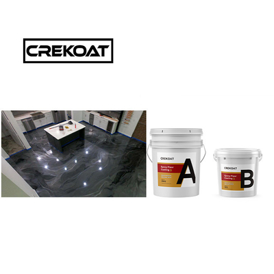 Pintura de piso epoxi resistente a produtos químicos brilhante