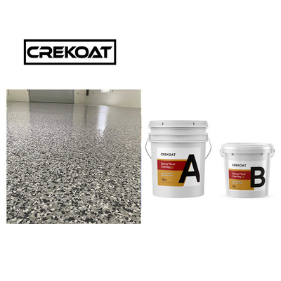 Antiderrapante Epoxi de cor revestimento em flocos transparente Epoxi impermeável
