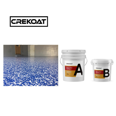 Flake Spray Revestimento de piso de resina epóxi Sem costura Sem bolhas Personalizavel