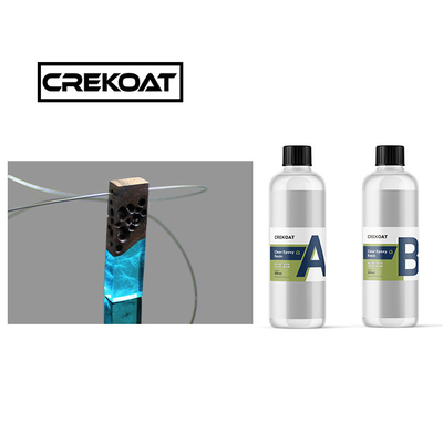 Claridade UV Estável Resina Epoxídica Luminosa Inodora Sem COV Para Mesa de Fusão