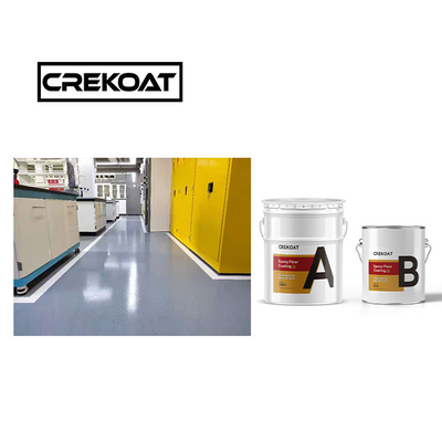 WB Revestimento de piso epoxídico por via aquosa / pintura resistente à humidade resistente a produtos químicos