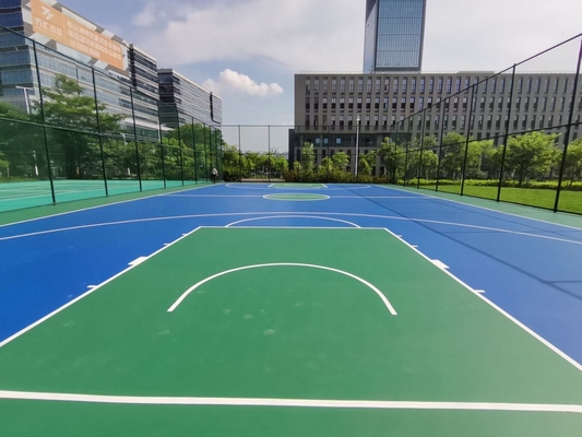Pintura para piso de quadra de basquetebol e tênis à prova de fogo Acrílico sem costura