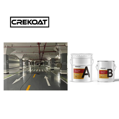 Revestimento industrial de piso epoxi com baixo teor de COV Grau 2 Embalagem de pintura de piso epoxi sem costura