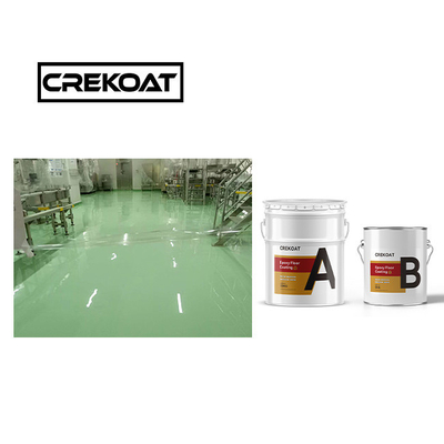 Revestimento industrial de piso epoxi com baixo teor de COV Grau 2 Embalagem de pintura de piso epoxi sem costura
