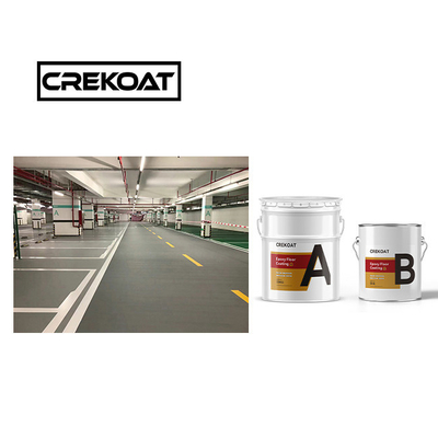Pintura de piso de epoxi brilhante 3 mm Spray Epoxy Top Coat para áreas de alto tráfego