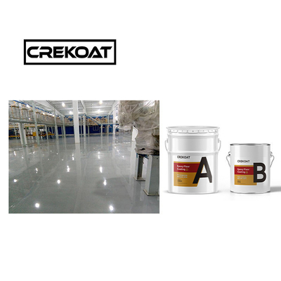 Pintura de piso de epoxi brilhante 3 mm Spray Epoxy Top Coat para áreas de alto tráfego