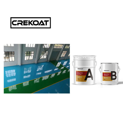 Concreto 2 componentes resistente ao deslizamento pintura epoxi brilho curado rápido