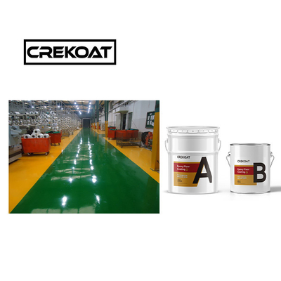 WB Revestimento de piso epoxídico por via aquosa / pintura resistente à humidade resistente a produtos químicos