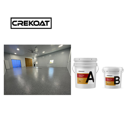 Alto teor de sólidos Polyaspartic revestimento de piso / pintura baixo odor 1: 1 proporção de mistura
