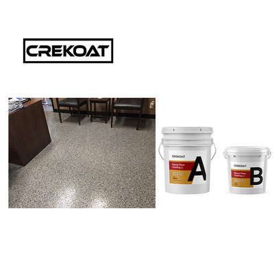 Polyaspartic Decorativo Epoxy Pintura de Pavimento Flakes Epoxy revestimento sem costura