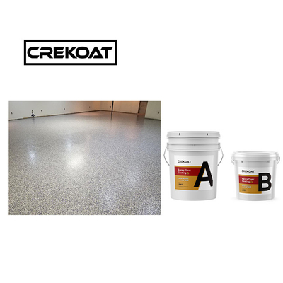 Antiderrapante Epoxi de cor revestimento em flocos transparente Epoxi impermeável