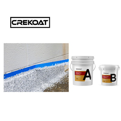 Flake Spray Revestimento de piso de resina epóxi Sem costura Sem bolhas Personalizavel