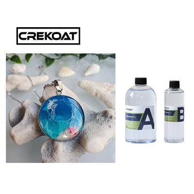 Crystal Clear Art Jewelry River apresenta a resina que de cola Epoxy o risco da baixa viscosidade resiste