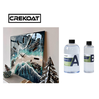 Crystal Clear Art Jewelry River apresenta a resina que de cola Epoxy o risco da baixa viscosidade resiste