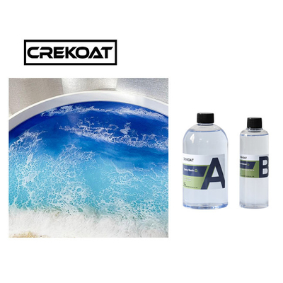 Crystal Clear Art Jewelry River apresenta a resina que de cola Epoxy o risco da baixa viscosidade resiste