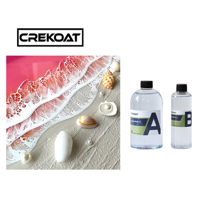 Crystal Clear Art Jewelry River apresenta a resina que de cola Epoxy o risco da baixa viscosidade resiste