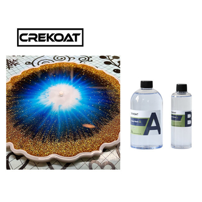 Tabela de alto brilho clara dura do rio da joia de Art Resin Epoxy For Coaster