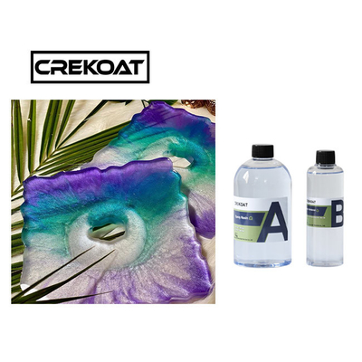Resistente UV claro de Kit Non Toxic da resina de cola Epoxy do sobretudo lustroso grosso