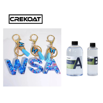 Resistente UV claro de Kit Non Toxic da resina de cola Epoxy do sobretudo lustroso grosso
