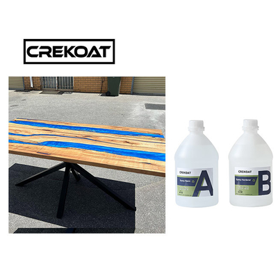 Resina de Crystal Clear Liquid Glass Epoxy para a carcaça da tabela do rio