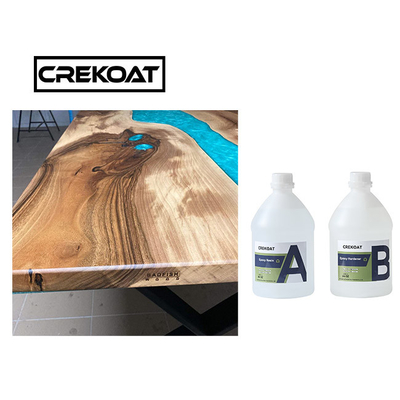 A carcaça livre da bolha derrama profundamente a resina de cola Epoxy para o nivelamento do auto da tabela claro