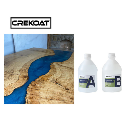 O produto químico resiste a resina moldada profunda dura de Crystal Clear Epoxy Resin Rock para a tabela